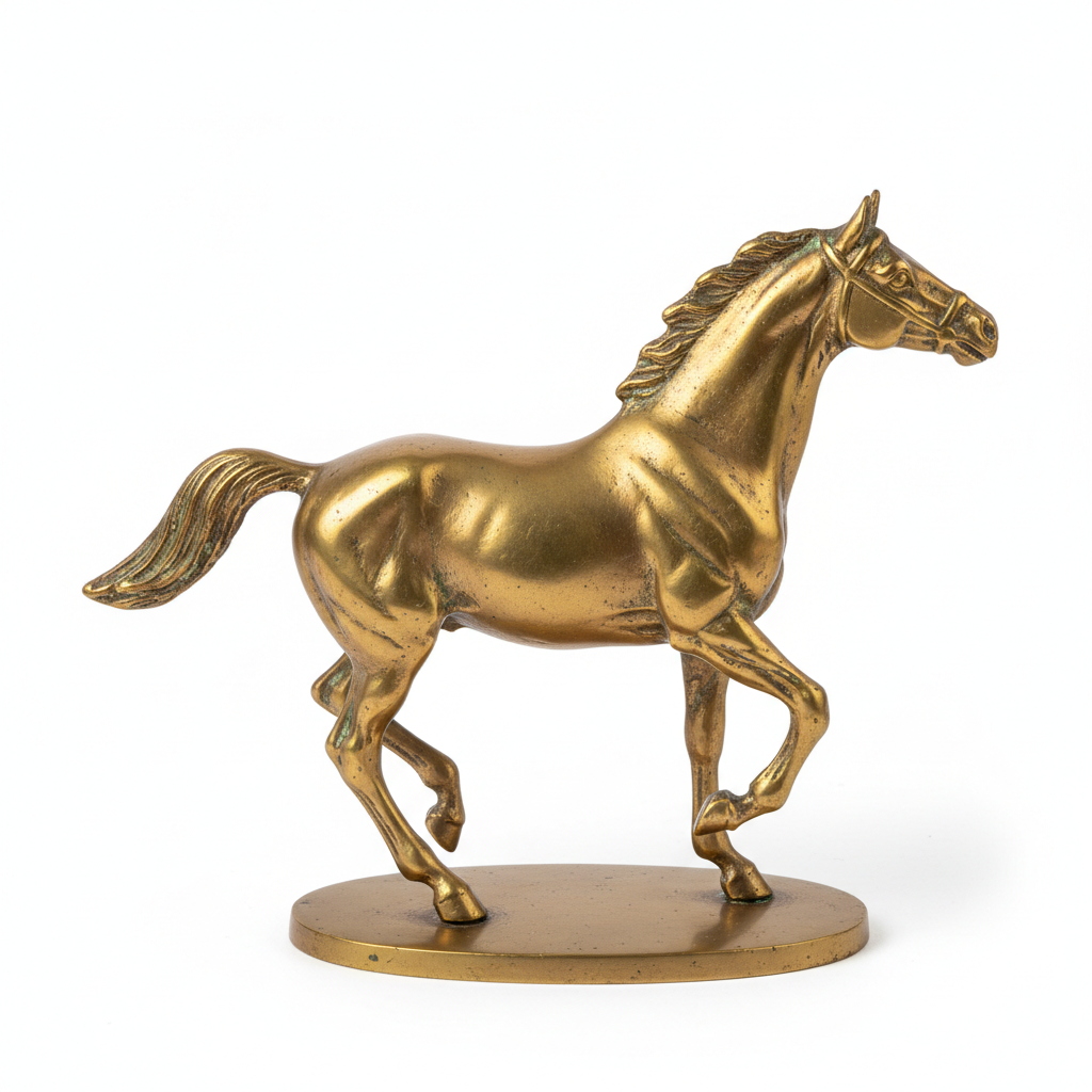Handcrafted Brass Mini Animal Figurines Vintage Desk Ornaments for Home and Feng Shui Decor