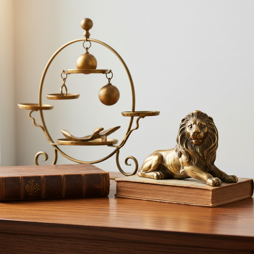 Handcrafted Brass Mini Animal Figurines Vintage Desk Ornaments for Home and Feng Shui Decor